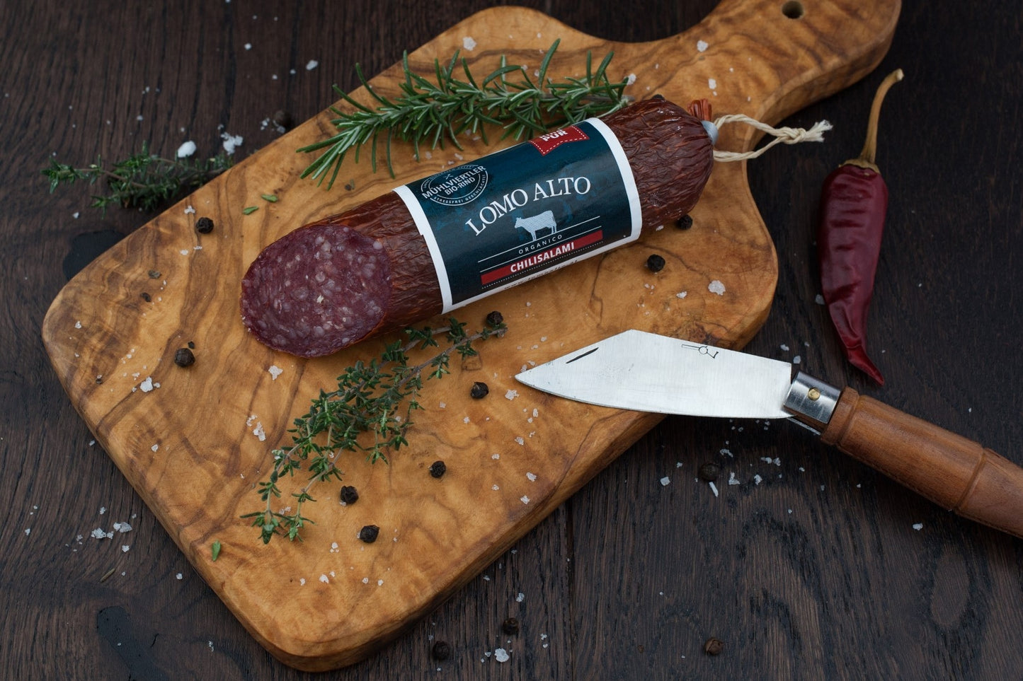 LOMOALTO Chilisalami mild geräuchert 200gStk