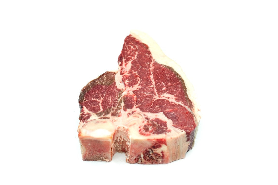 biologisches porterhouse steak dry aged von lomo alto